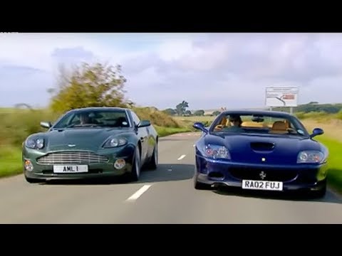 Aston Martin Vanquish vs Ferrari 575 | Part 2 | Top Gear